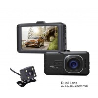 Авто видеорегистратор с 2 камери Full HD DVR Smart Technology Dual Lens Cam