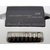 Универсално зарядно за лаптоп на 220V и 12V (изход 12-24V 100W)