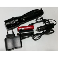 Супер мощен акумулаторен фенер с CREE LED диод 250000W Zoom T6 Model 020